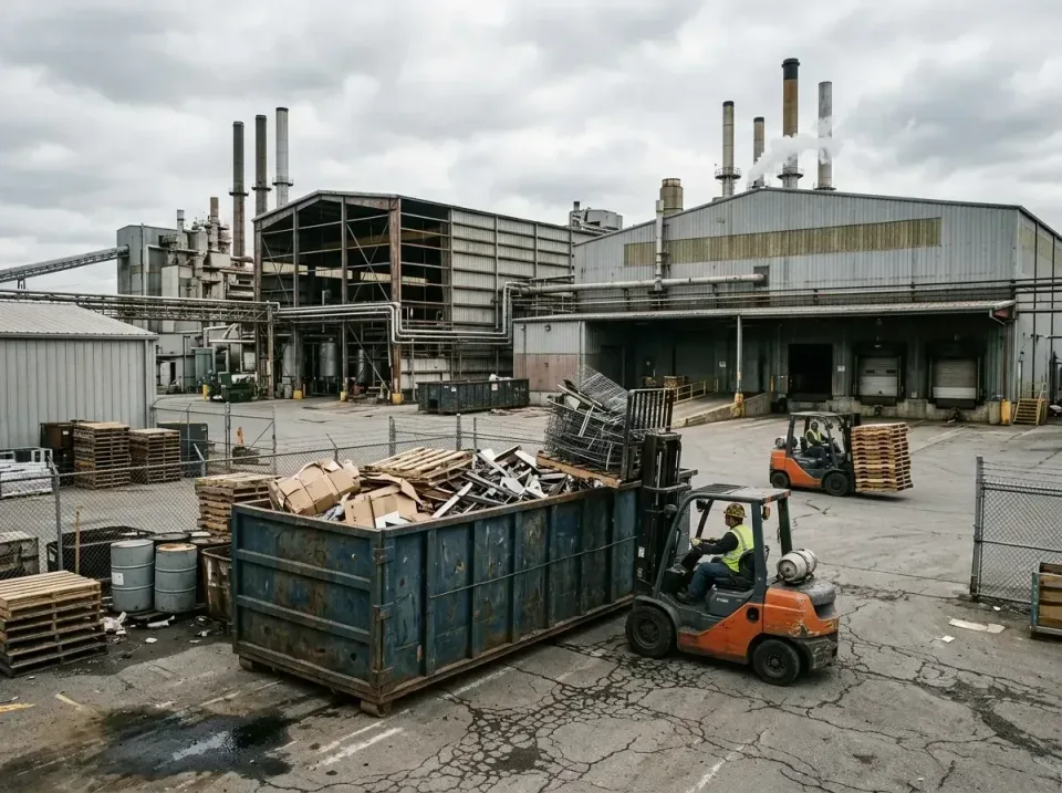 industrial-factory-scrap-conta-003 — frequently asked questions, Cheap Roll-off Dumpster Rentals in Northview, MI